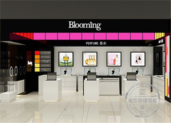 南京高端化妝品展示柜定制