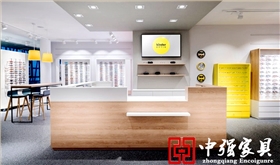眼鏡柜臺，眼鏡接待臺