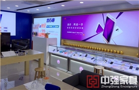 手機柜臺設(shè)計，手機展柜制作,手機展柜