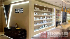 南京徳基廣場尊上陶瓷展柜設(shè)計制作