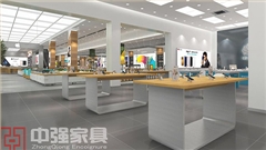 華為手機專賣店設(shè)計裝修展柜制作