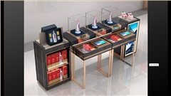 南京瀘州老窖店鋪展柜整體設(shè)計——中強(qiáng)展柜廠