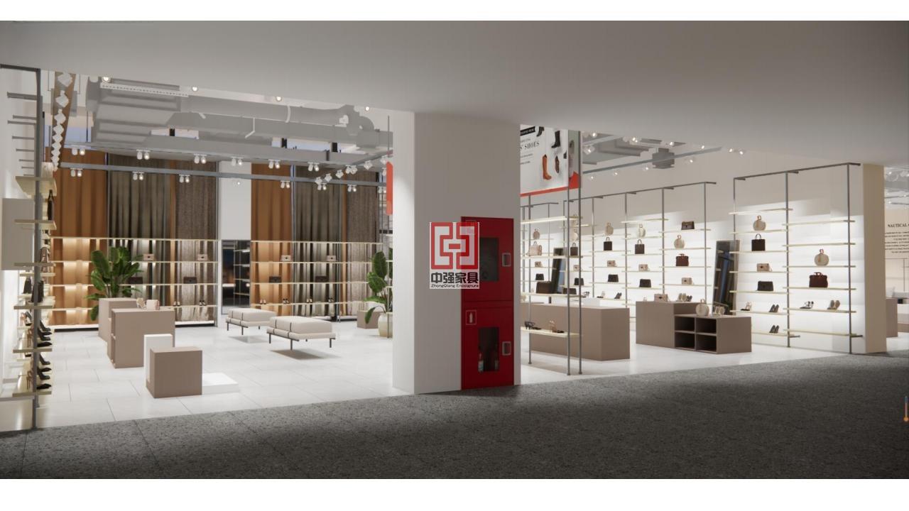 服裝店展柜設計生產(chǎn)廠家一站式服務——中強展柜廠