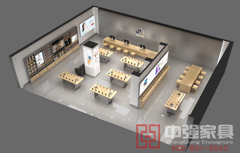華為展柜制作