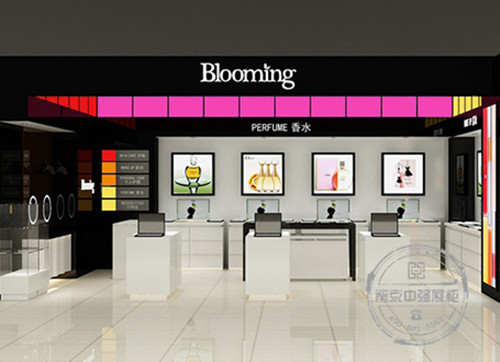 南京高端化妝品展示柜定制