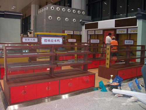 阜陽(yáng)定制食品木質(zhì)展柜的流程