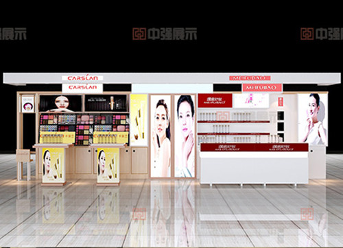 常州新北定制化妝品展柜選哪種原料的結實