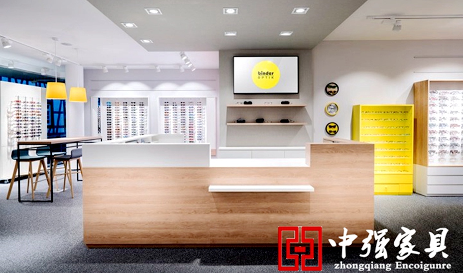 眼鏡柜臺(tái)，眼鏡接待臺(tái)