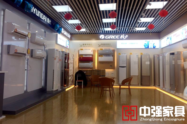 格力空調(diào)專(zhuān)賣(mài)店柜臺(tái)，柜臺(tái)效果圖