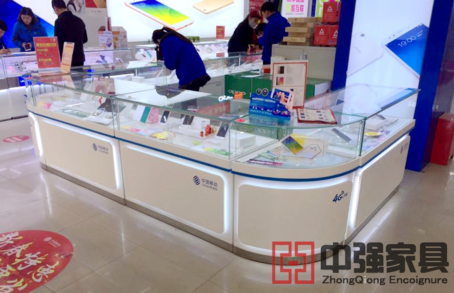 手機展柜設計，柜臺設計,展柜設計