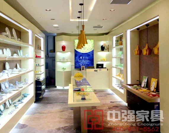 南京徳基廣場尊上陶瓷展柜設(shè)計制作