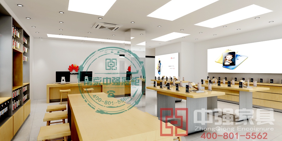 華為手機展柜