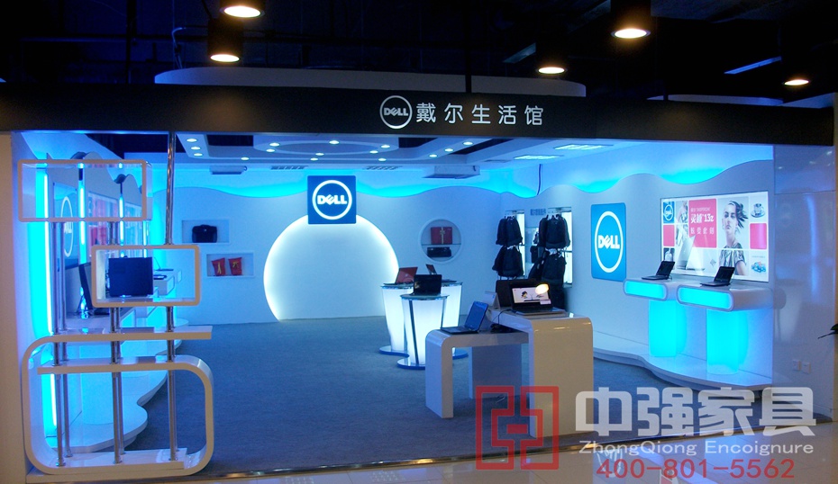戴爾電腦展柜