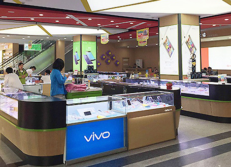 vivo手機(jī)柜臺