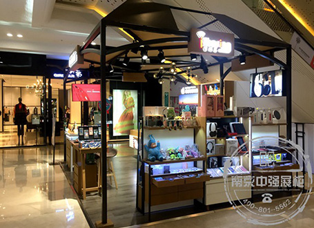 個(gè)性化迷你綜合數(shù)碼店展示柜設(shè)計(jì)制作