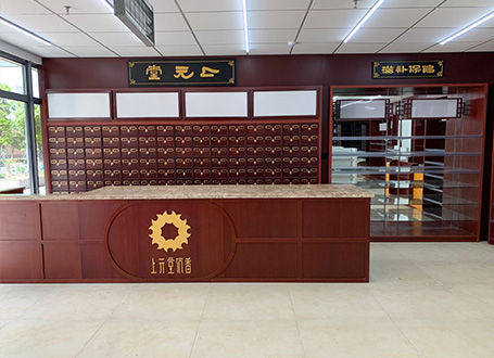 上元堂醫(yī)藥展示柜定制