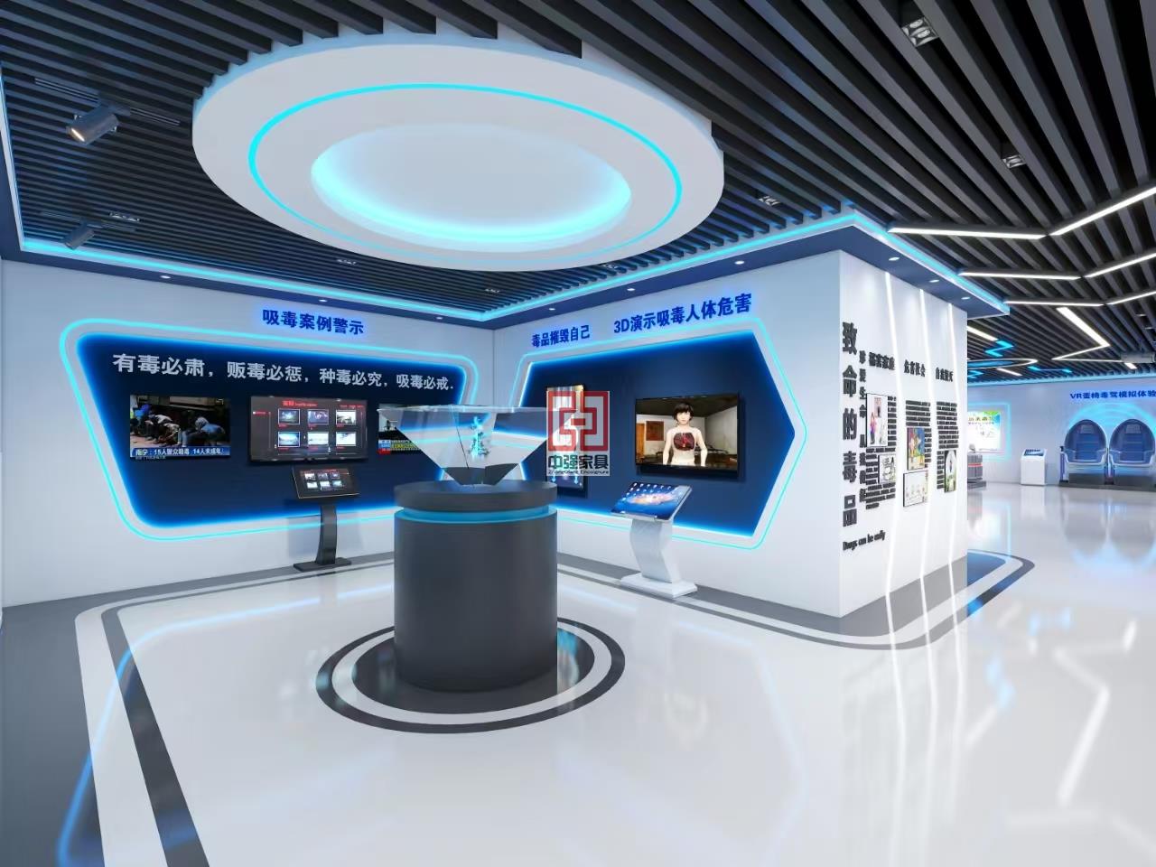 南京中強(qiáng)展柜廠：專業(yè)定制科技展廳與科技展柜，打造未來(lái)感展示空間