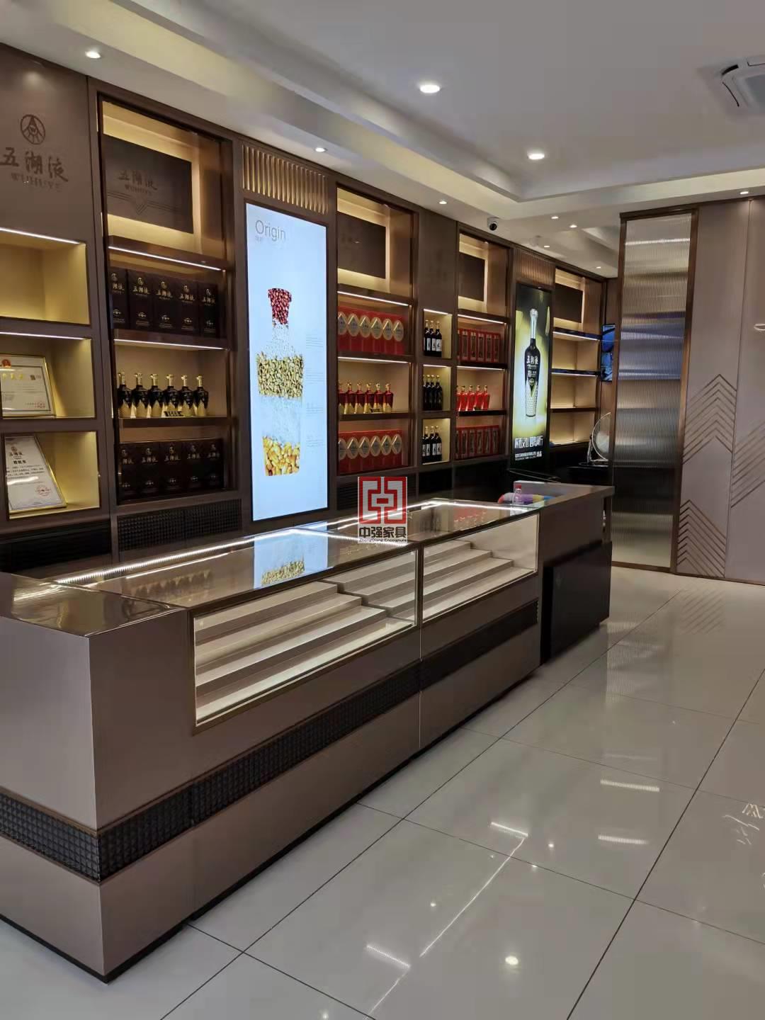 南京高端煙酒展柜設(shè)計展柜定制廠家直發(fā)-中強(qiáng)展柜廠