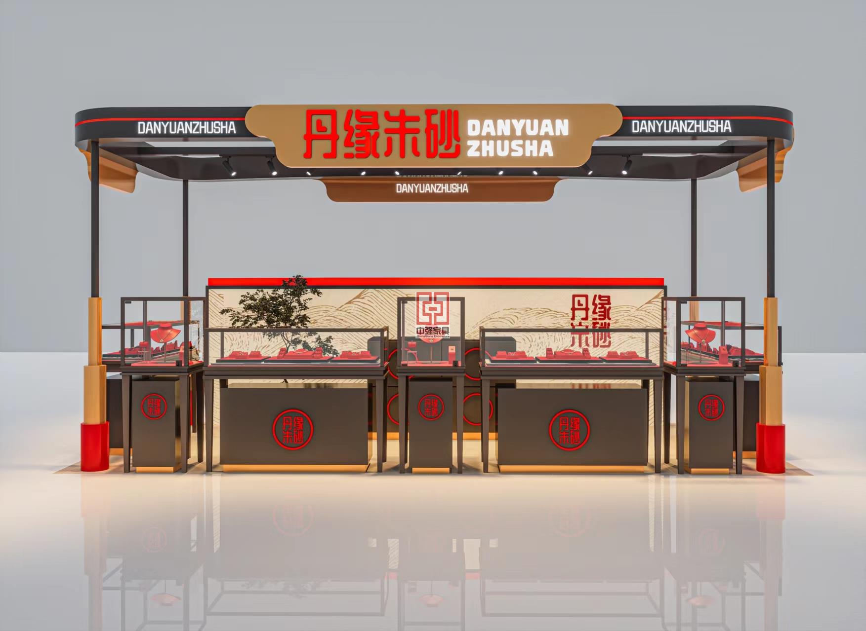 珠寶展柜定制-南京定制展柜廠家-中強(qiáng)展柜