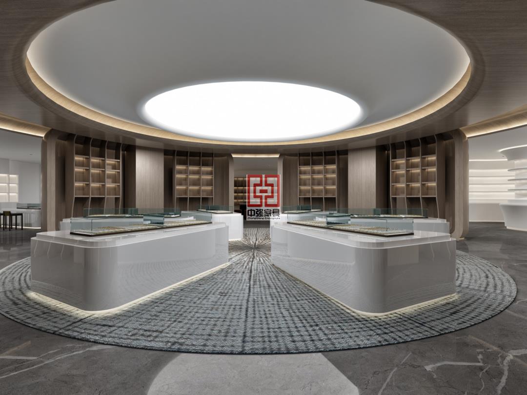 珠寶展廳設(shè)計(jì)——珠寶展柜定制——中強(qiáng)展柜廠